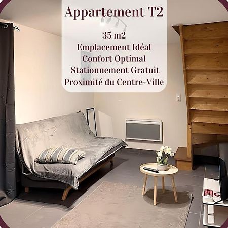Appartement 2 Pieces Rdc En Duplex Vue Cour Parking Gratuit A 20Metres Roanne Zewnętrze zdjęcie
